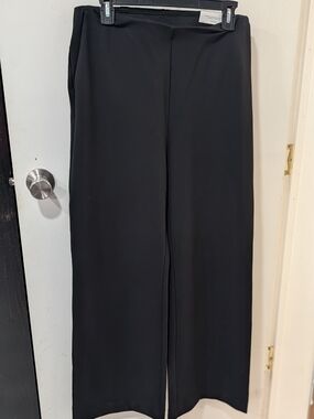 Chico's Black Wide Leg Slimming Trousers